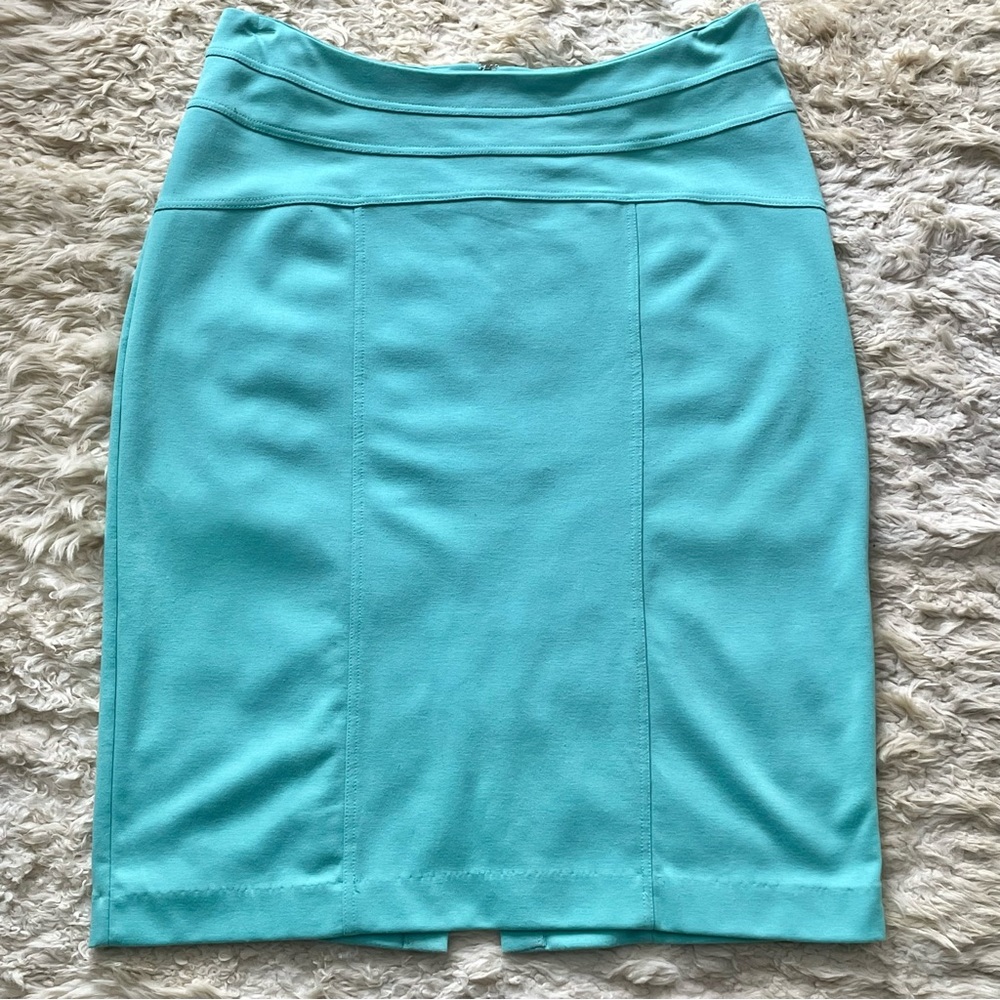 Mossimo teal knit pencil skirt